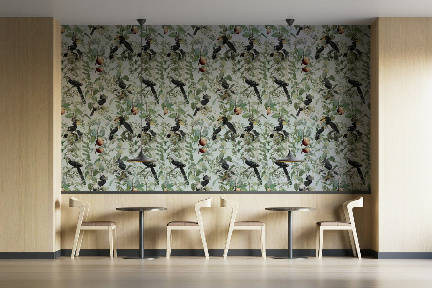 Savannah landscape wallpaper with full scenic design

