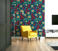 Seamless pattern for wall application.

