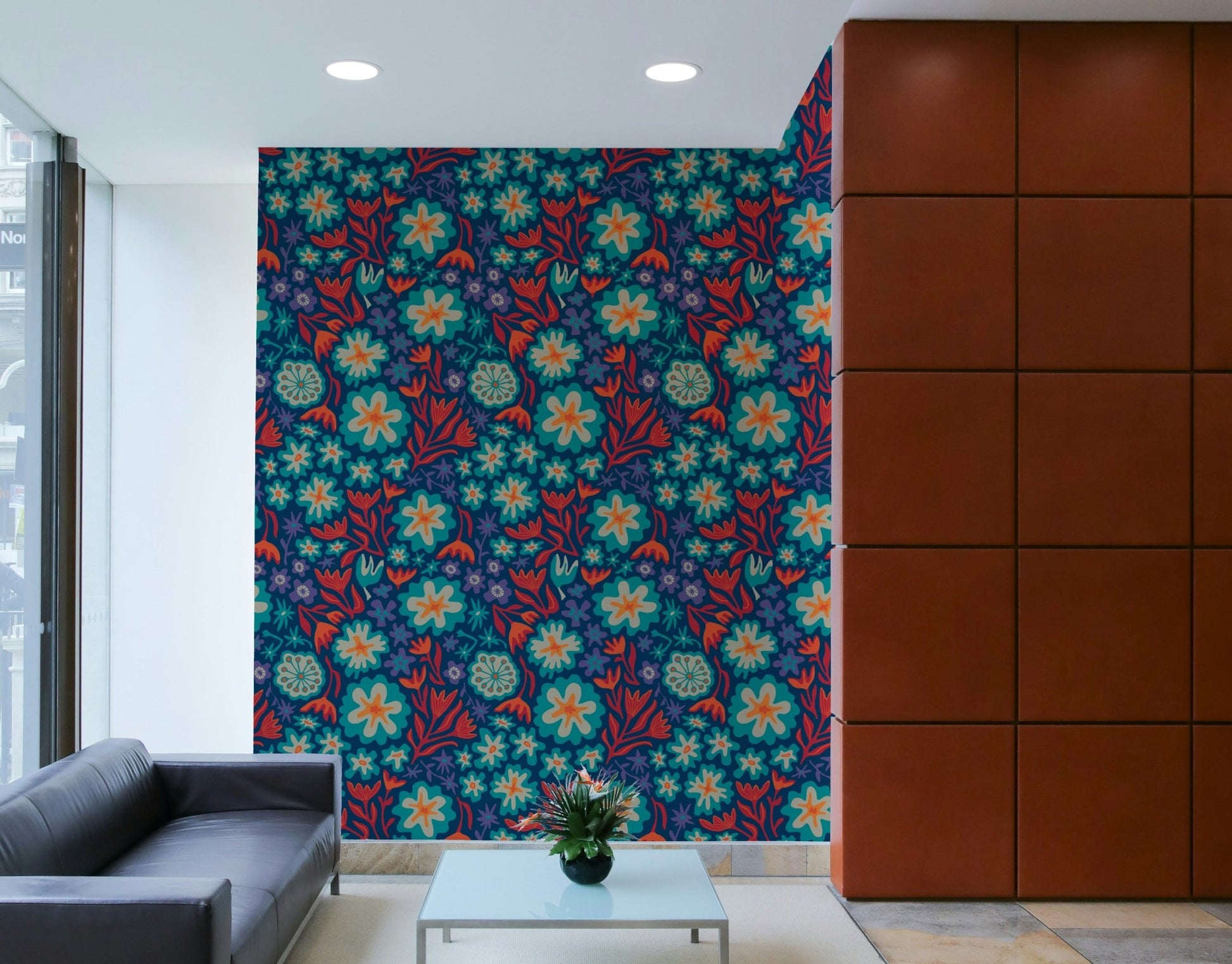 Bold colors with charming contrast.

