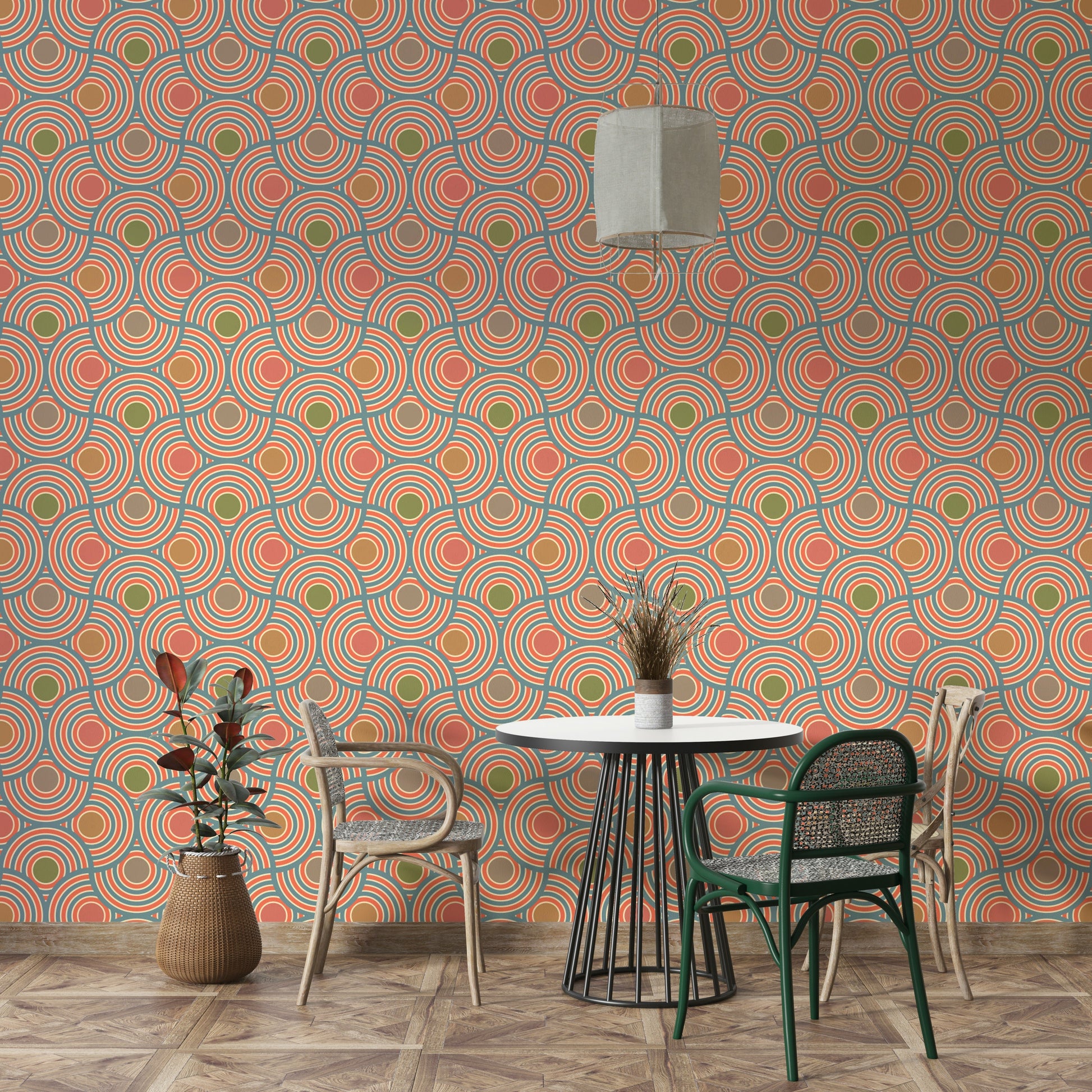 The room's lighting highlights the slight sheen of the gold color. GD3646

