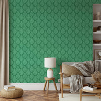 Fresh green jungle wallpaper for walls

