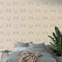 Minimalist blush wallpaper for bedrooms

