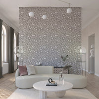 Elegant Scandinavian wallpaper, stylish bird silhouette, attractive wall covering.