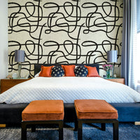 Simple geometric wallpaper inspired by Japan and Scandinavia, GD1295