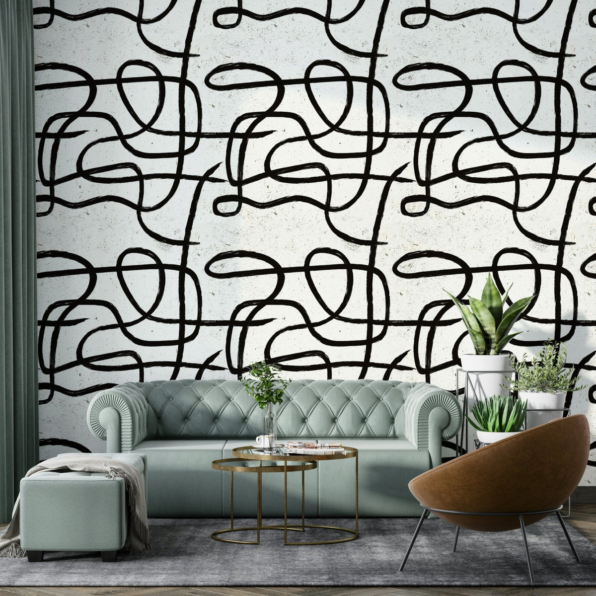 Minimalist wall decor with Japanese and Scandinavian flair, GD1295