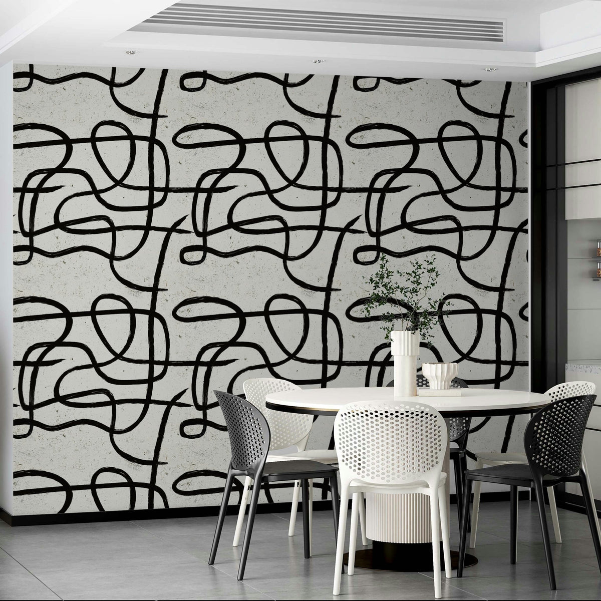 Minimalist wallpaper with Scandinavian and Japanese style, GD1295