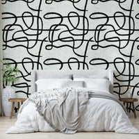 Simple geometric wallpaper inspired by Japan and Scandinavia, GD1295