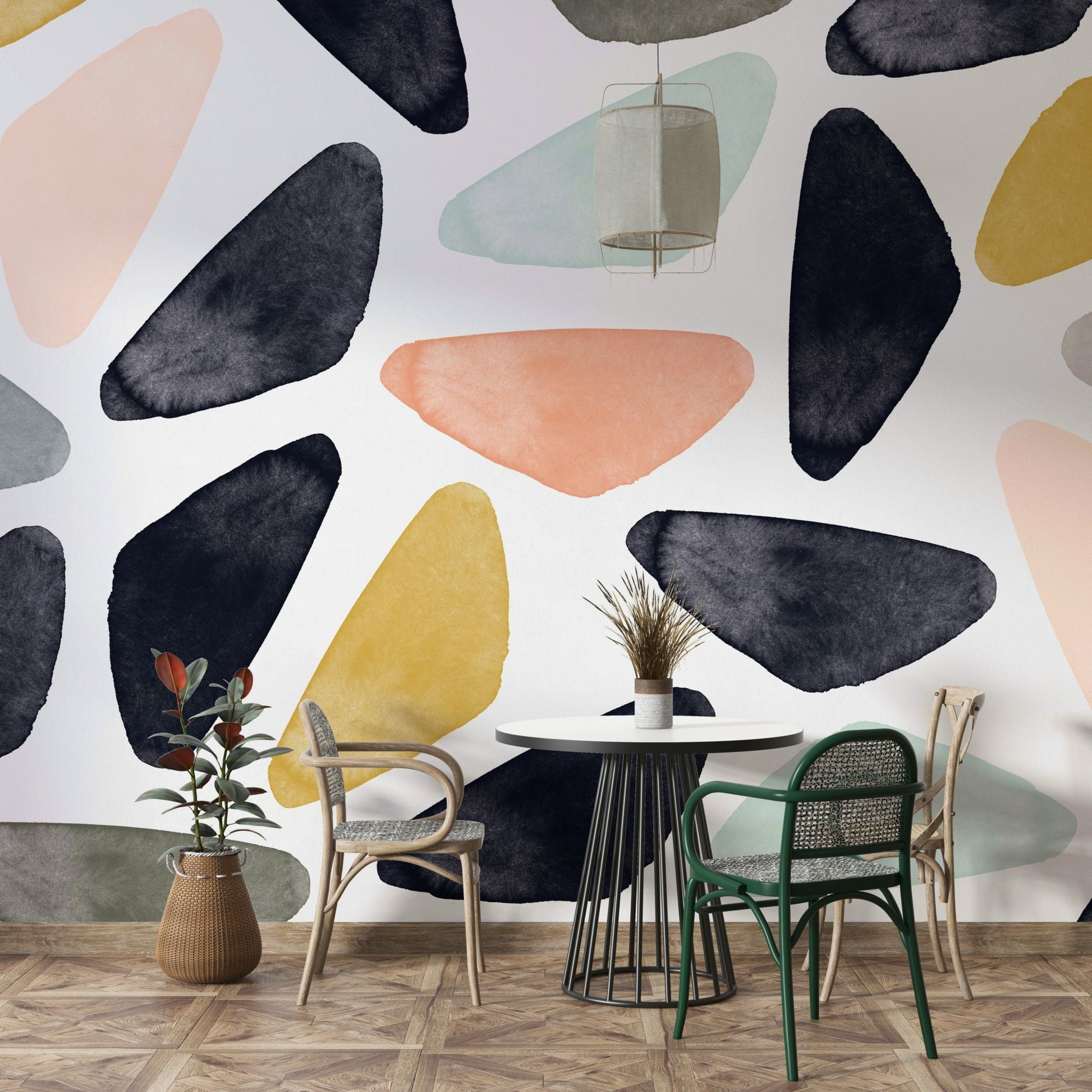 Nordic-inspired mural for walls GD636

