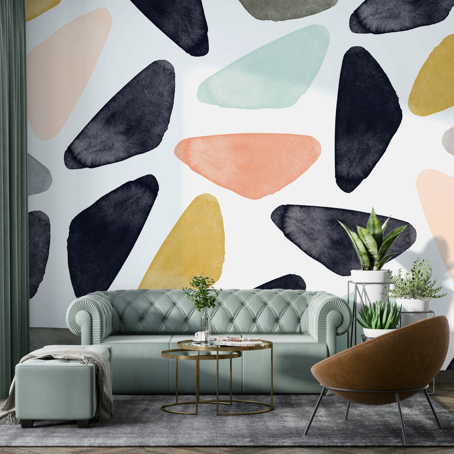Calm and cozy wall design GD636

