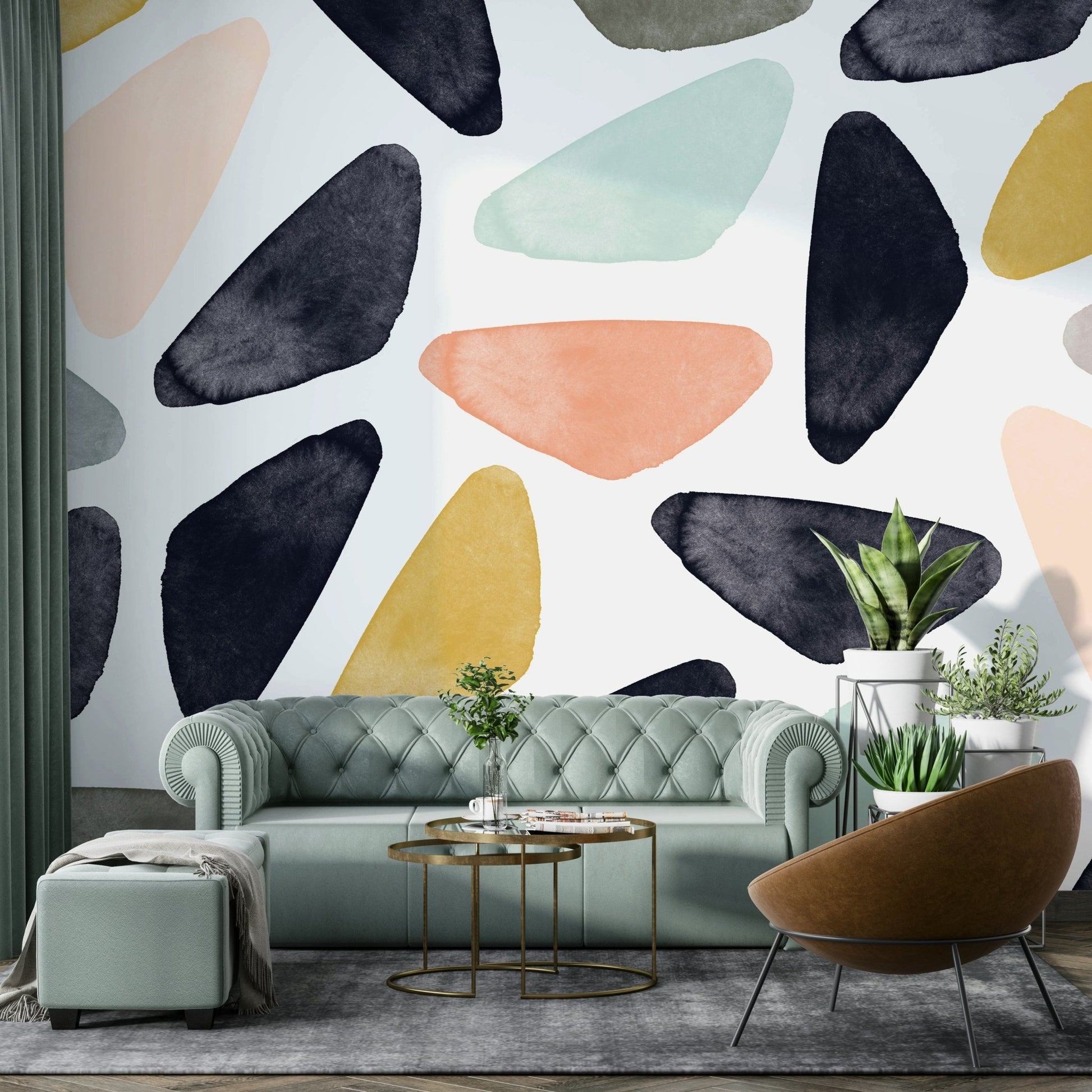 Calm and cozy wall design GD636

