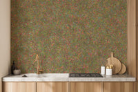 Embroidery Colorful Floral Removable Wallpaper Murals - Giffywalls DTLE13
