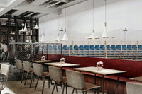 Tiered blue seating climbs toward the floodlights, an Eilat #30 wall mural GD4803
