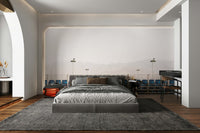Vacant seats repeat in neat lines, a scenic wall mural GD4803
