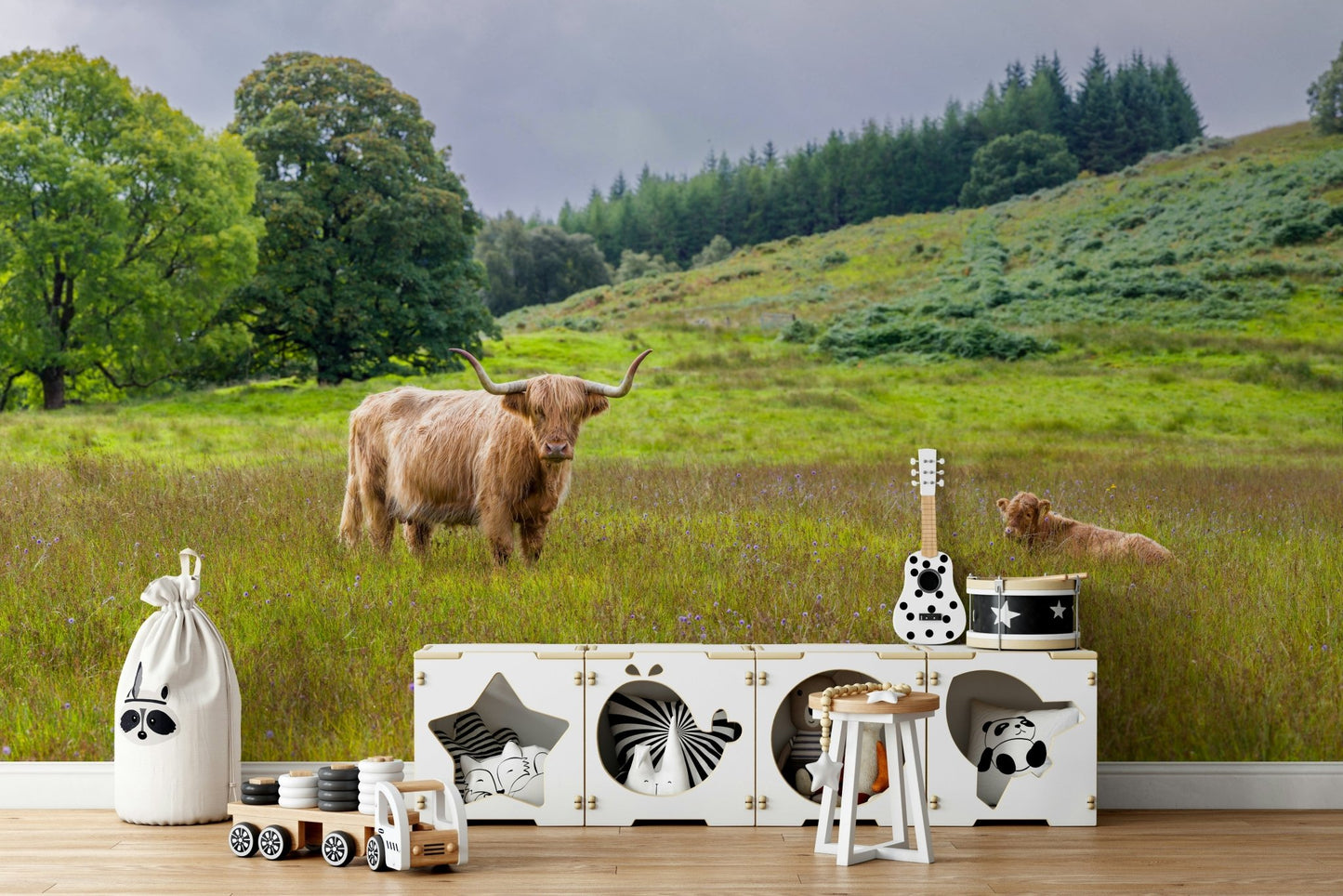 Scenic Scottish rural wall covering

