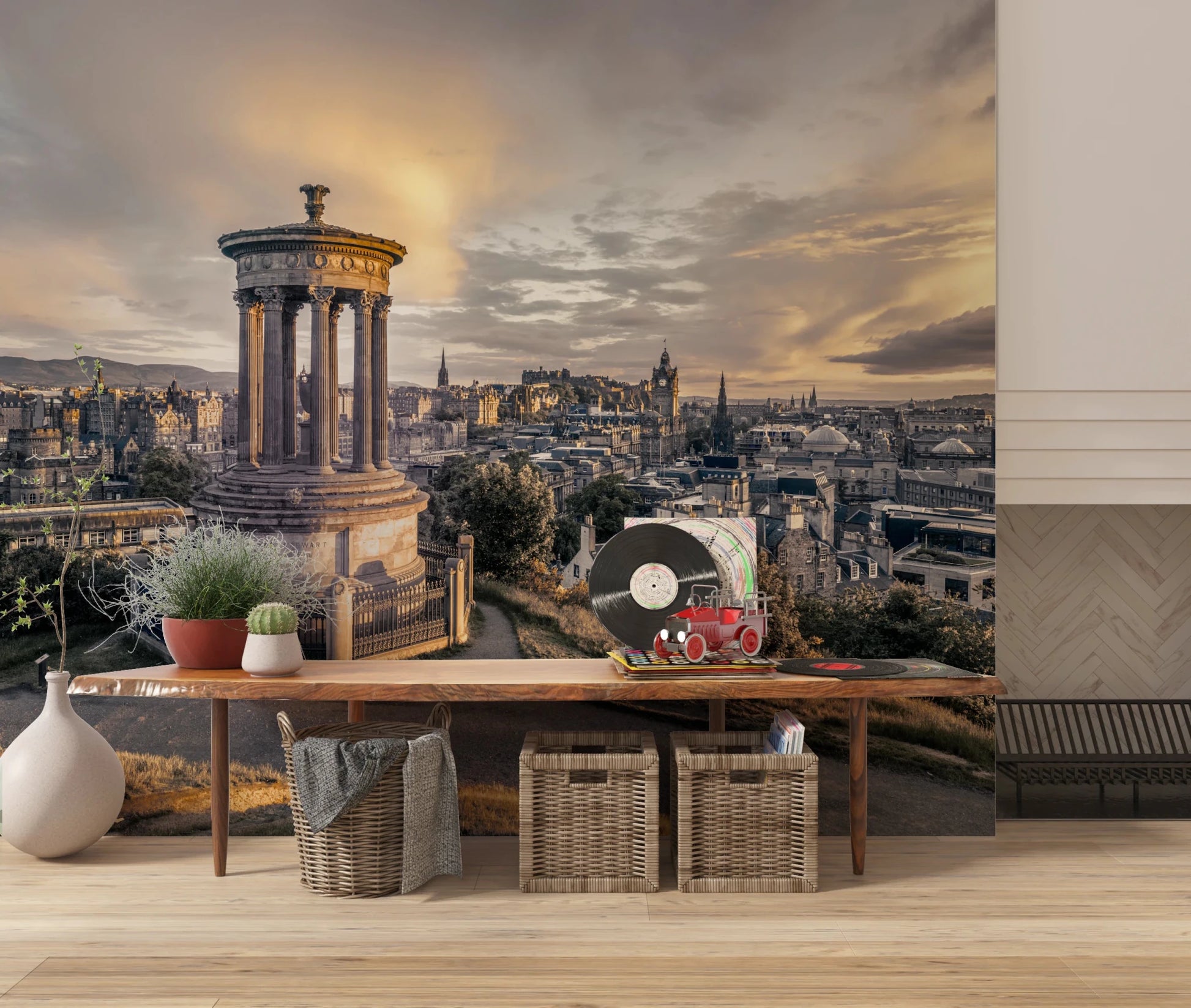 Detailed masonry monument wall mural for modern home décor., GD8290