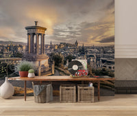 Detailed masonry monument wall mural for modern home décor., GD8290