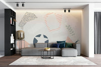 The lines are soft and the shapes are organic.

