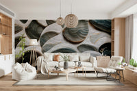 A classic abstract design wallpaper for walls.