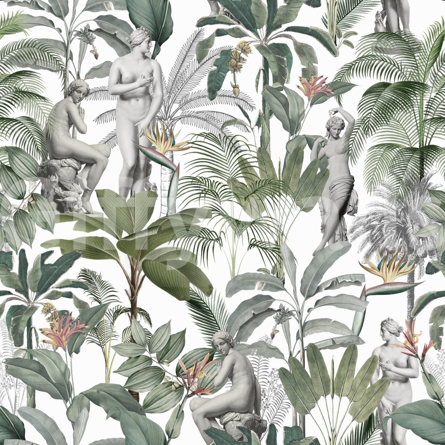 Sculptural Tropics Wallpaper⁠