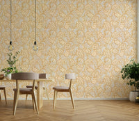Bright botanical wallpaper pattern

