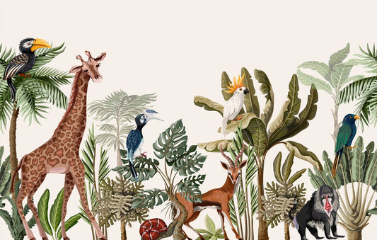 Tropical Forest Animal Wallpaper