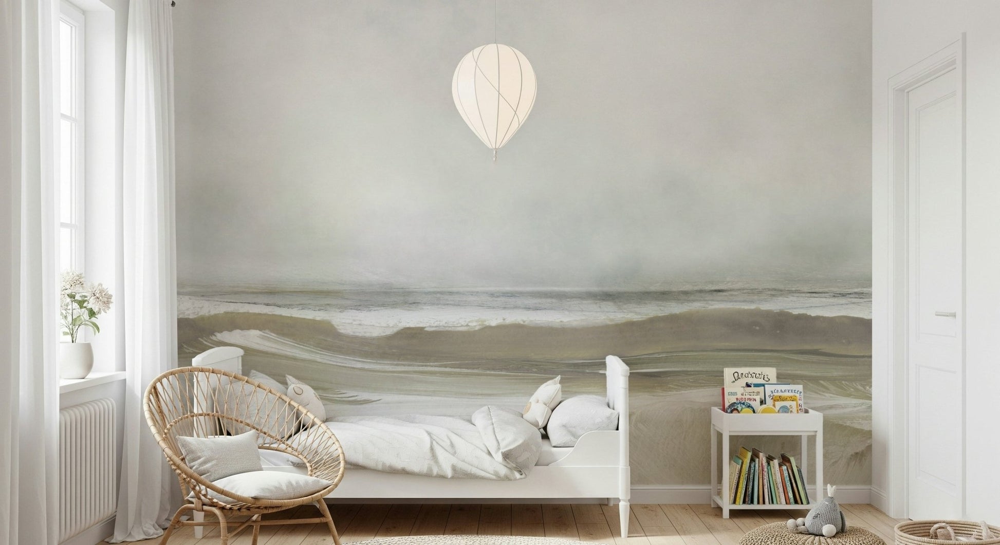 A serene flowing water wall mural for your decor., GD5565