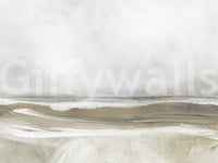 A high-quality serene ocean wall mural for walls., GD5565