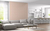 High quality matte finish visible on the Seashell Serenity Waves Wallpaper panel., GD9090