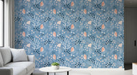 Aquatic seashells wallpaper within a bright hallway GD9444