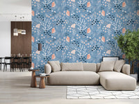 Close-up of white coral on this seashells wallpaper GD9444