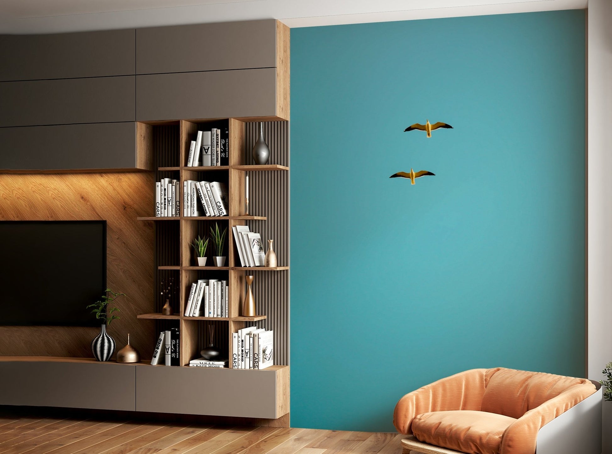 A classic ocean wallpaper for walls with a coastal theme., GD4748