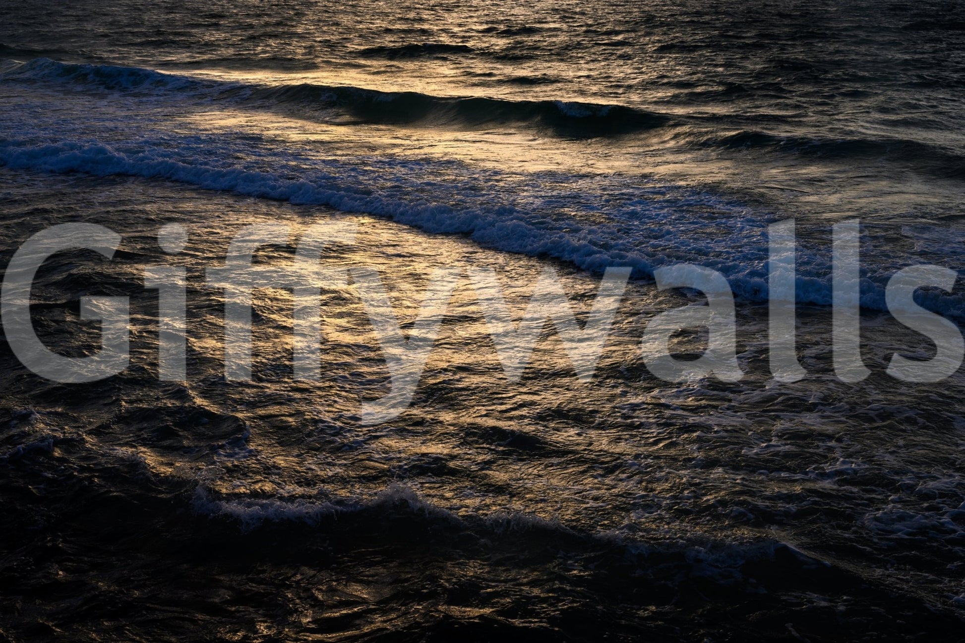 A high-quality serene beach wall mural for walls.

