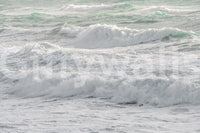 A detail of the brushstrokes and tones in the design.