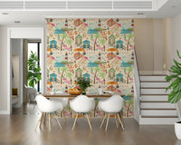 A classic abstract design wallpaper for walls.