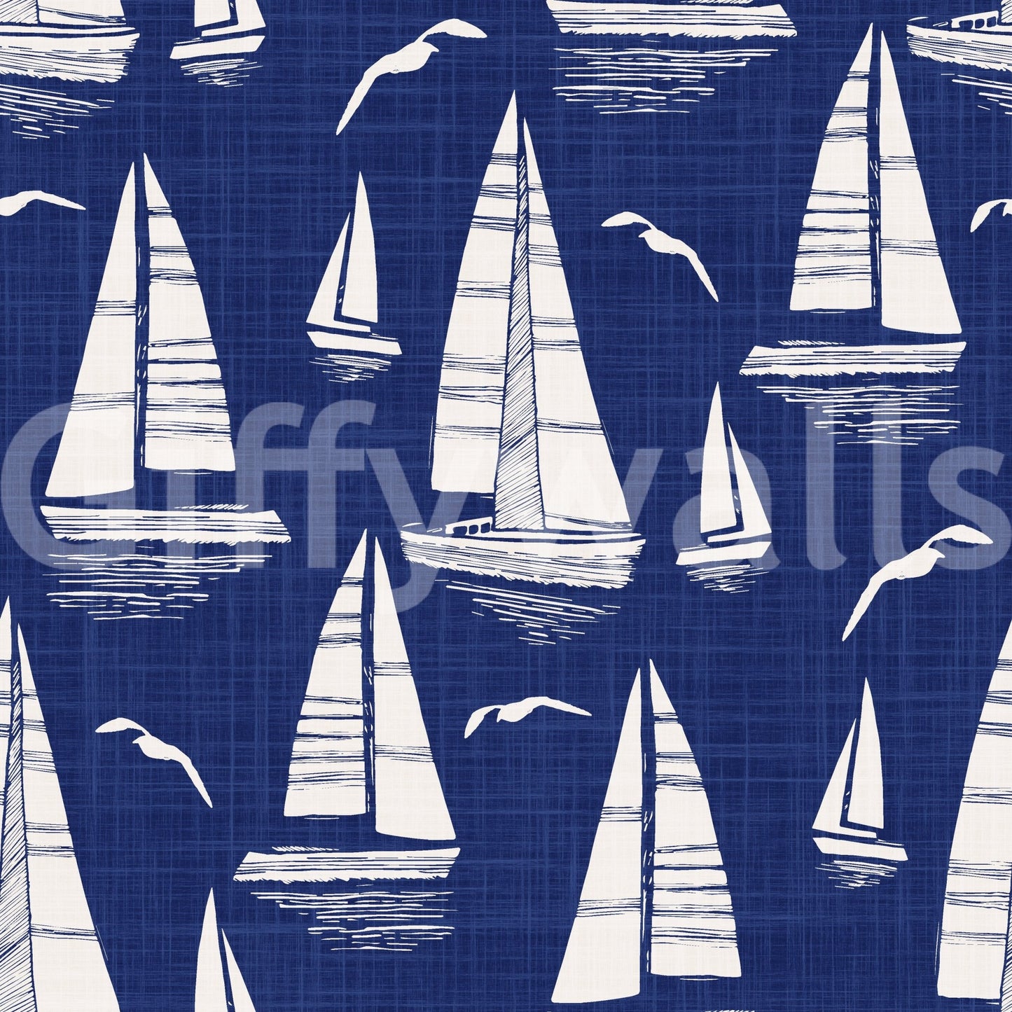 Stylish wallpaper for walls with maritime charm

