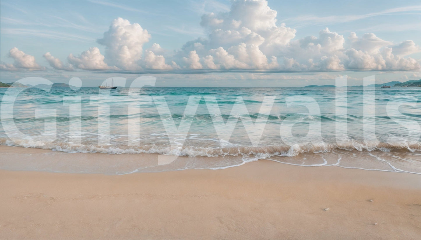 The style is a painterly or a soft-focus photograph.

