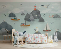 Seaside Stories Wall MuralGD9196