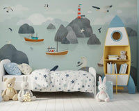 Seaside Stories Wall MuralGD9196
