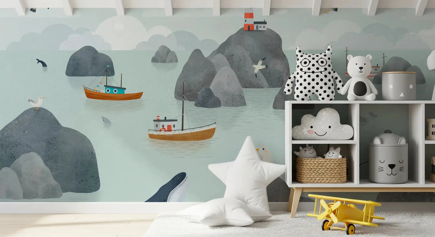 Seaside Stories Wall MuralGD9196