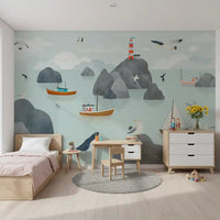 Seaside Stories Wall MuralGD9196