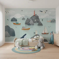 Seaside Stories Wall MuralGD9196