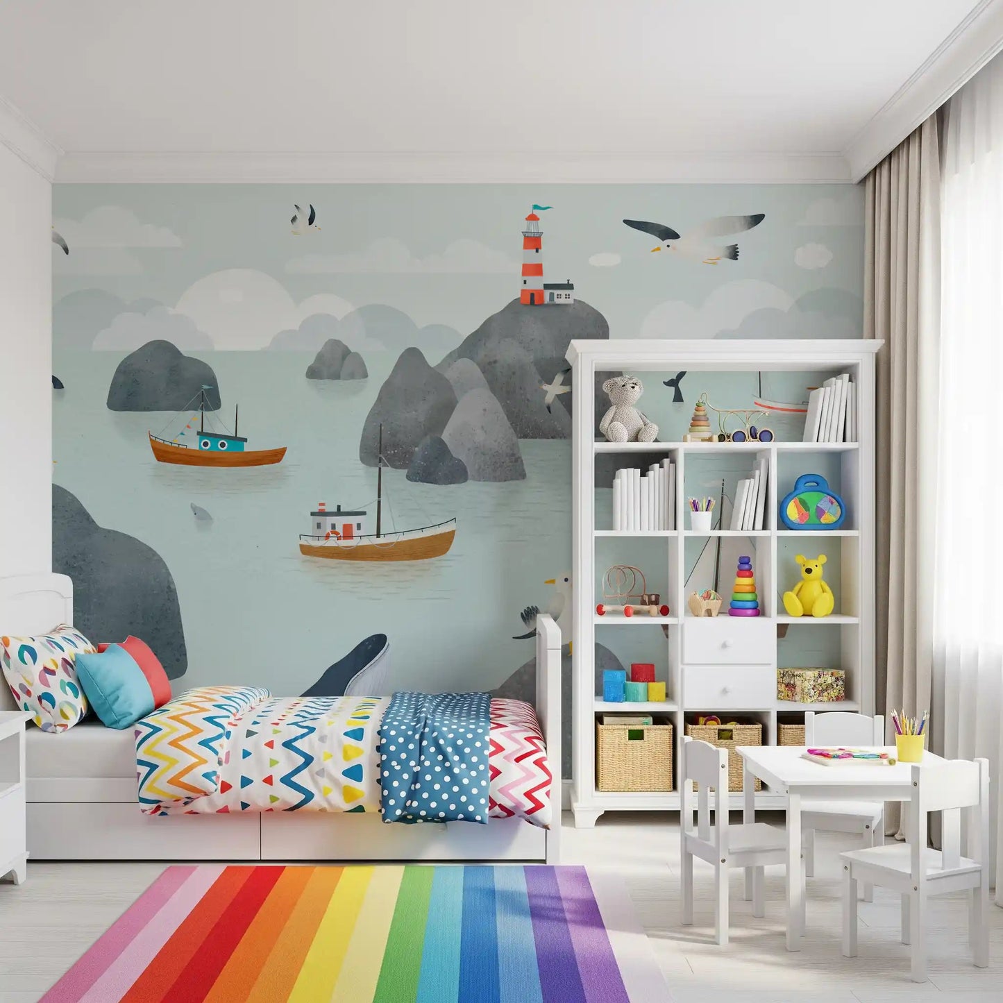 Seaside Stories Wall MuralGD9196