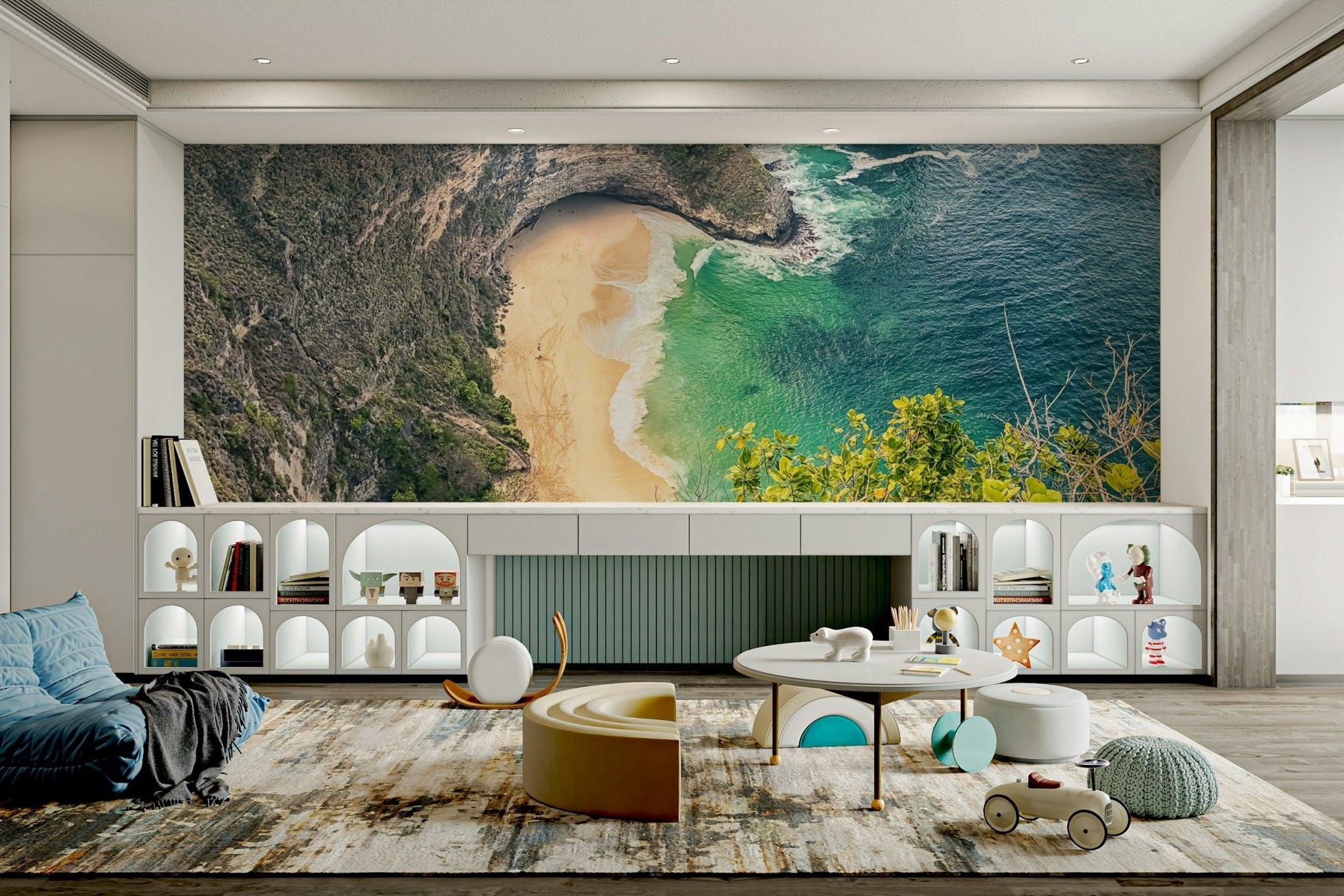 Scenic ocean wallpaper for walls

