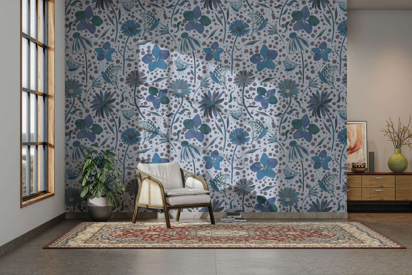 serene and sophisticated butterfly design

