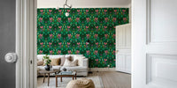 Delicate flower pattern wallpaper

