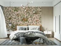 Pattern showing layers of trees in Secret Grove Wall Mural