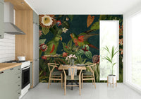 Secret Tropical Garden Wall Mural for Home Interiors

