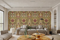 Stylish Regal Petals Damask wallpaper for classic wall decor.
