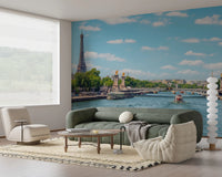 Seine Reflections Wall Mural