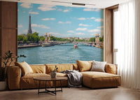 Seine Reflections Wall Mural